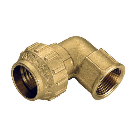 Raccordo Curvo Femmina In Ottone Tiemme- 11/4 X 40- Tiemm- Pezzi 1