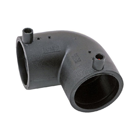 Gomito Elettrico 90 ° Pn 16- Diam. 63- Fusio- Pezzi 1