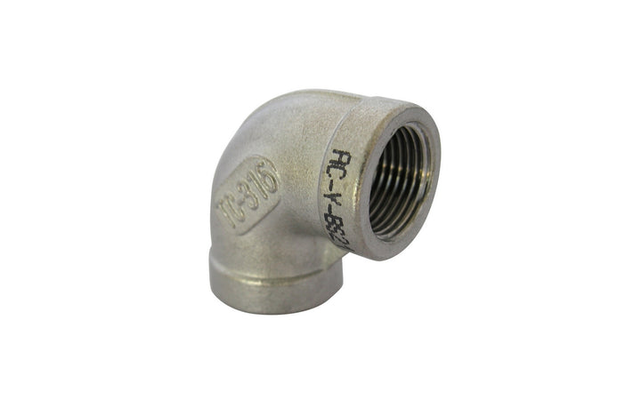 Gomito A 90 ° Ff Acciaio Inox- 1- Ikaro- Pezzi 1