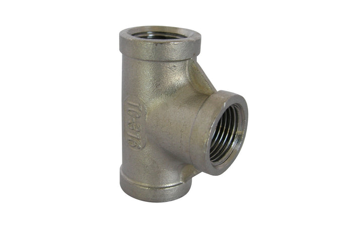 Tee A 90 ° F. F. F. Acciaio Inox- 1/2- Ikaro- Pezzi 1