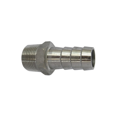 Raccordo Portagomma Maschio Acciaio Inox- 1- Ikaro- Pezzi 1