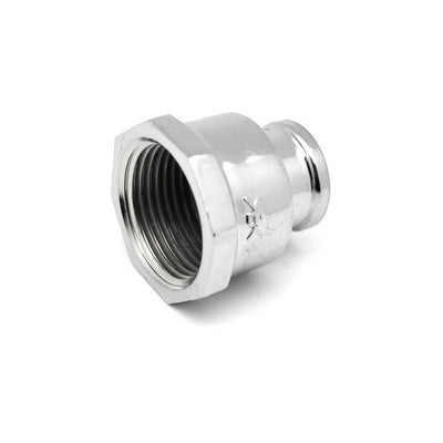 Manicotto Ridotto Diritto Ff In Ottone Cromo Ibp- 3/4 X 1/2 -Conf- Faidf- Pezzi 1