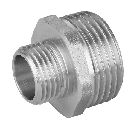 Nipple Ridotto Mm In Ottone Cromo Ibp- 1/4 X 1/8- Ibp- Pezzi 10