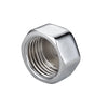 Tappo Femmina In Ottone Cromo Ibp- 3/8 -Conf- Faidf- Pezzi 1