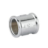 Manicotto Ff Ottone Cromo- 3/8- Caval- Pezzi 10