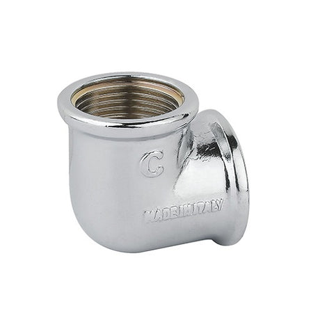 Gomito Ff Ottone Cromo- 3/8- Caval- Pezzi 10