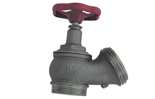 Rubinetto Idrante Per Muro- 11/2 X Uni 45- Manfr- Pezzi 1