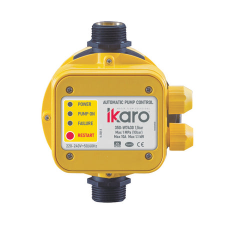 System Press Controllo Automatico Per Pompa C/Manometro- Ikaro- Pezzi 1