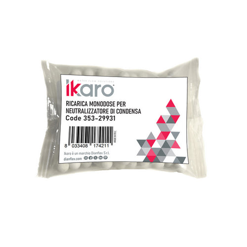 Ricarica Monodose Con Sfere Alcaline Da 250 G Per Neutralizzatore Di Condensa Ikaro