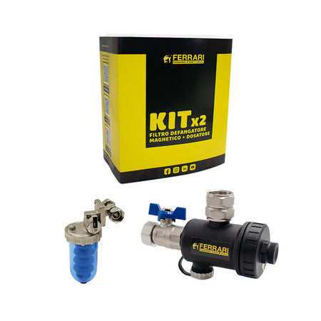 Kit Magblack 2 Filtro Defangatore E Dosatore Di Polifosfati- Ferra- Pezzi 1
