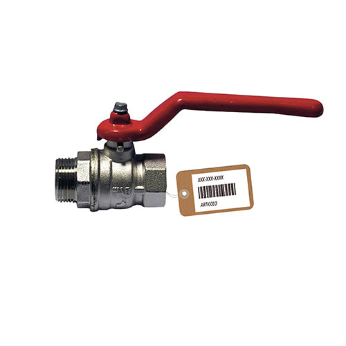 Valvola A Sfera Mf Con Leva F-Brico- 1/2 Dn 15 Pn 64- Faidf- Pezzi 1