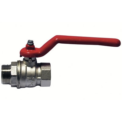 Valvola A Sfera Mf Con Leva Rossa- 1 (Dn 25) 30 Bar / 435 Psi- Itap- Pezzi 1