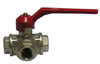 Valvola A Sfera A 3 Vie Con Leva- 3/4 (Dn 20) 50 Bar / 725 Psi- Itap- Pezzi 1