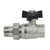 Valvola A Sfera Mf Con Bocchettone A Farfalla- 1/2'' Dn 15 Pn 64- Bugat- Pezzi 1