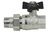 Valvola A Sfera Mf Con Bocchettone A Farfalla- 1/2'' Dn 15 Pn 64- Bugat- Pezzi 1