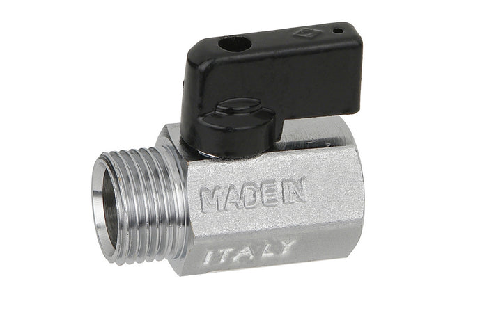 Valvola Minisfera Satinata Mf Bugatti- 1/4 Dn 8 Pn 10- Bugat- Pezzi 1