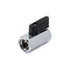 Valvola Minisfera Small Ff Con Levetta Nera- 1/2- Tiemm- Pezzi 1