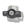 Valvola A Sfera Angolo Ff C/Farfalla Nera- 1 Dn 25- Effeb- Pezzi 1
