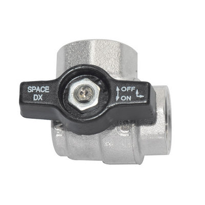 Valvola A Sfera Angolo Ff C/Farfalla Nera- 1 Dn 25- Effeb- Pezzi 1