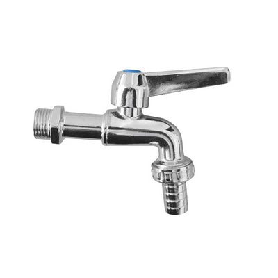 Rubinetto A Sfera Con Portagomma Cromato Lucido Tipo Eko-Lux- 1/2- Enolg- Pezzi 1