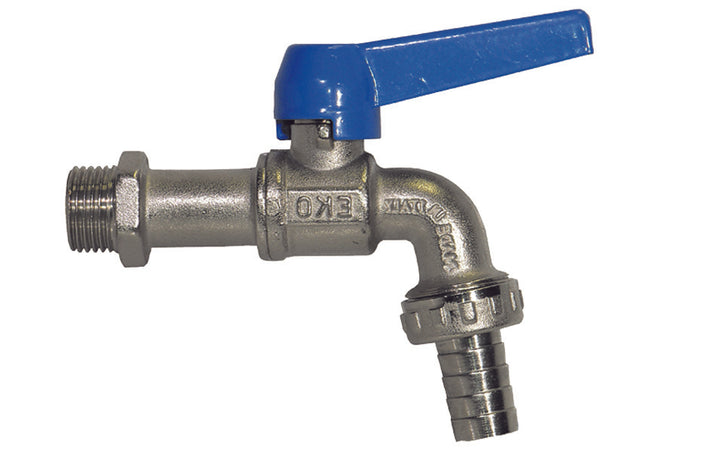 Rubinetto A Sfera Curvo Con Portagomma Mod. Eko-Lux- 1/2- Enolg- Pezzi 1