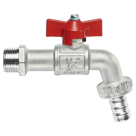 Rubinetto A Sfera Con Portagomma A Farfalla- 3/8 (Dn 10) 15 Bar / 217.5Psi- Itap- Pezzi 1