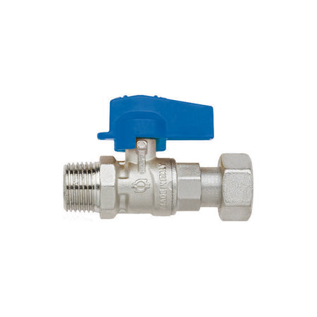 Rubinetto A Sfera Diritto Maschio-Girello Femmina- 1/2 X 1/2 Dn 10 Pn 10- Fiv- Pezzi 1