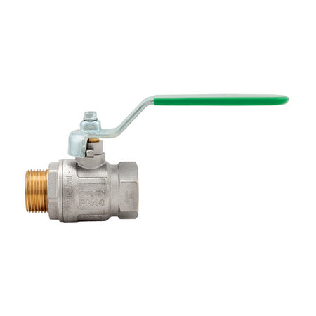 Valvola A Sfera Ideal Dvgw Mf Con Leva Piatta Passaggio Totale- 3/4 (Dn 20) 40 Bar / 580 Psi- Itap- Pezzi 1