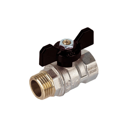 Valvola A Sfera Mf Mistral Passaggio Standard Con Farfalla- 1 Dn 23,5 Pn 30- Tiemm- Pezzi 1