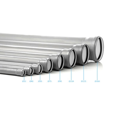 Tubo Htem 1 Bicchiere Pp3 Valsir- Diam. 50 Lungh. 750- Valsi- Pezzi 1