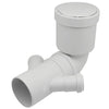 Curva Wc Prolungata Con Doppio Attacco- Diam. 90/50- Valsi- Pezzi 1