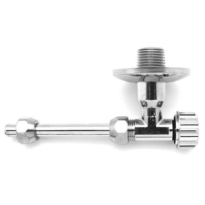 Kit Rubinetto D'Arresto Cromo Per Cassetta Corallo 3- 1/2 X 10- Valsi- Pezzi 1