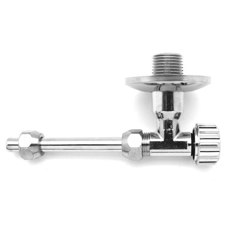 Kit Rubinetto D'Arresto Cromo Per Cassetta Corallo 3- 1/2 X 10- Valsi- Pezzi 1