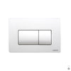 Placca Di Comando 215X145 Per Tropea S Meccanica Doppio Scarico- Bianca- Valsi- Pezzi 1