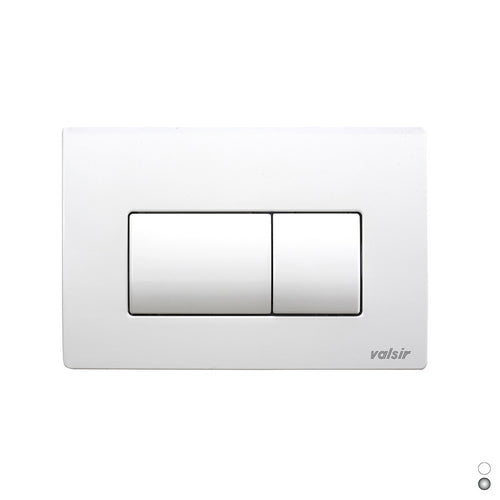 Placca Di Comando 215X145 Per Tropea S Meccanica Doppio Scarico- Bianca- Valsi- Pezzi 1