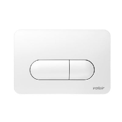 Placca 2 Pulsanti Per Cassette Pneu Evolut E Tropea 3- Bianca- Valsi- Pezzi 1