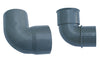 Curva 87 °30' Mf Pvc Grigio- Diam. 100- Senza- Pezzi 1