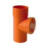 Ispezione Lineare Pvc Arancio- Diam. 125- Senza- Pezzi 1