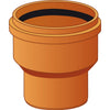 Riduzione Conica Concentrica Pvc Arancio- Diam. 125/110- Nicol- Pezzi 1