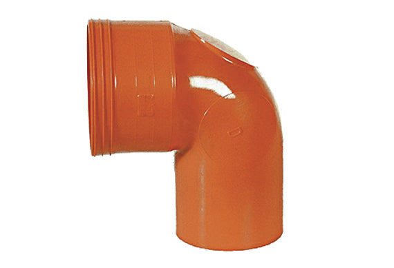 Curva Wc In Pvc Arancio- Diam. 100- Senza- Pezzi 1