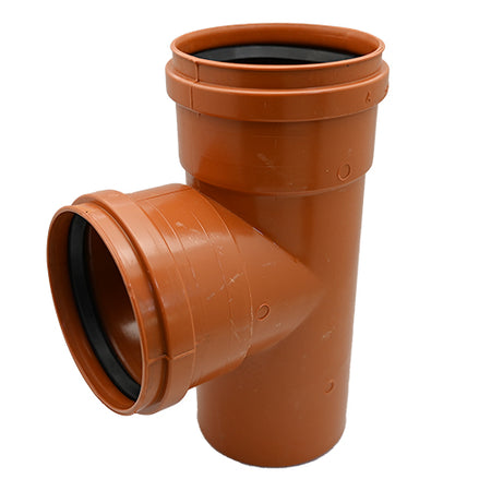 Derivazione 87 ° Ral 8023- Diam. 100- Esclu- Pezzi 1