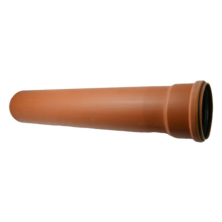 Tubo 1 Bicchiere Ral 8023- Diam. 100 Lungh. 1000- Esclu- Pezzi 1