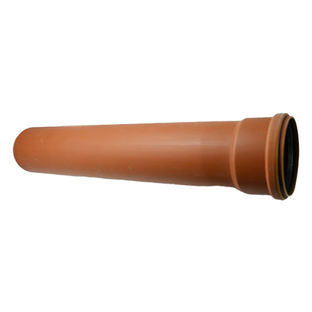 Tubo 1 Bicchiere Ral 8023- Diam. 100 Lungh. 3000- Esclu- Pezzi 1