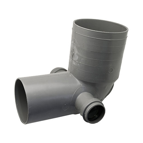 Curva Wc D. 100 2 Attacchi- Diam. 40 Destro/Sinistro- Esclu- Pezzi 1