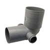 Curva Wc D. 100 2 Attacchi- Diam. 40 Destro/Sinistro- Esclu- Pezzi 1