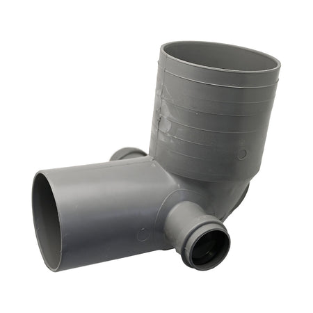 Curva Wc D. 100 2 Attacchi- Diam. 40 Destro/Sinistro- Esclu- Pezzi 1