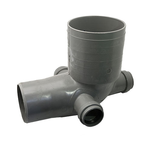 Curva Wc Rid. 100/90 3 Attacchi- Diam. 40- Senza- Pezzi 1