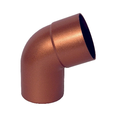 Curva Pluviale 67 °- Diam.80 - Rame Rosso- Dh- Pezzi 1