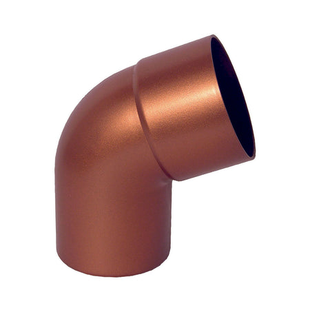 Curva Pluviale 67 °- Diam.80 - Rame Rosso- Dh- Pezzi 1