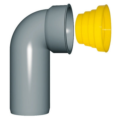 Curva Tecnica Con Tappo Protezione- Diam. 32/46- Nicol- Pezzi 1